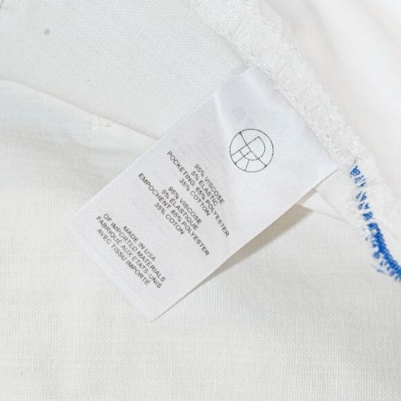 THE ROW Women's Straight Cropped Leg ASHLAND Jeans 5-pocket White sz 6 - Picture 7 of 10